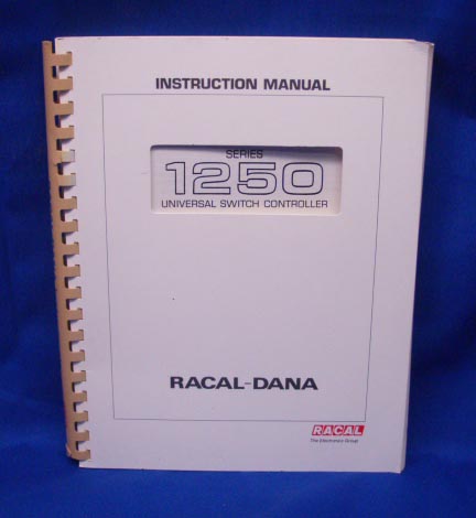 Racal-Dana 1250 SERVICE Manual Volume 2 - Picture 1 of 1
