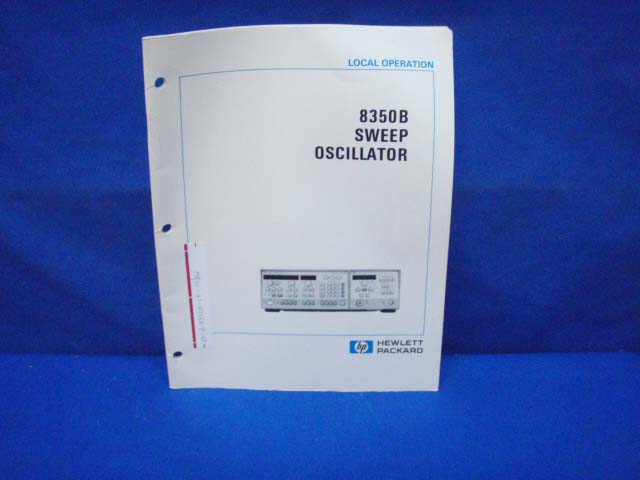 HP 8350B oscillateur à balayage manuel d'utilisation local - Photo 1 sur 1